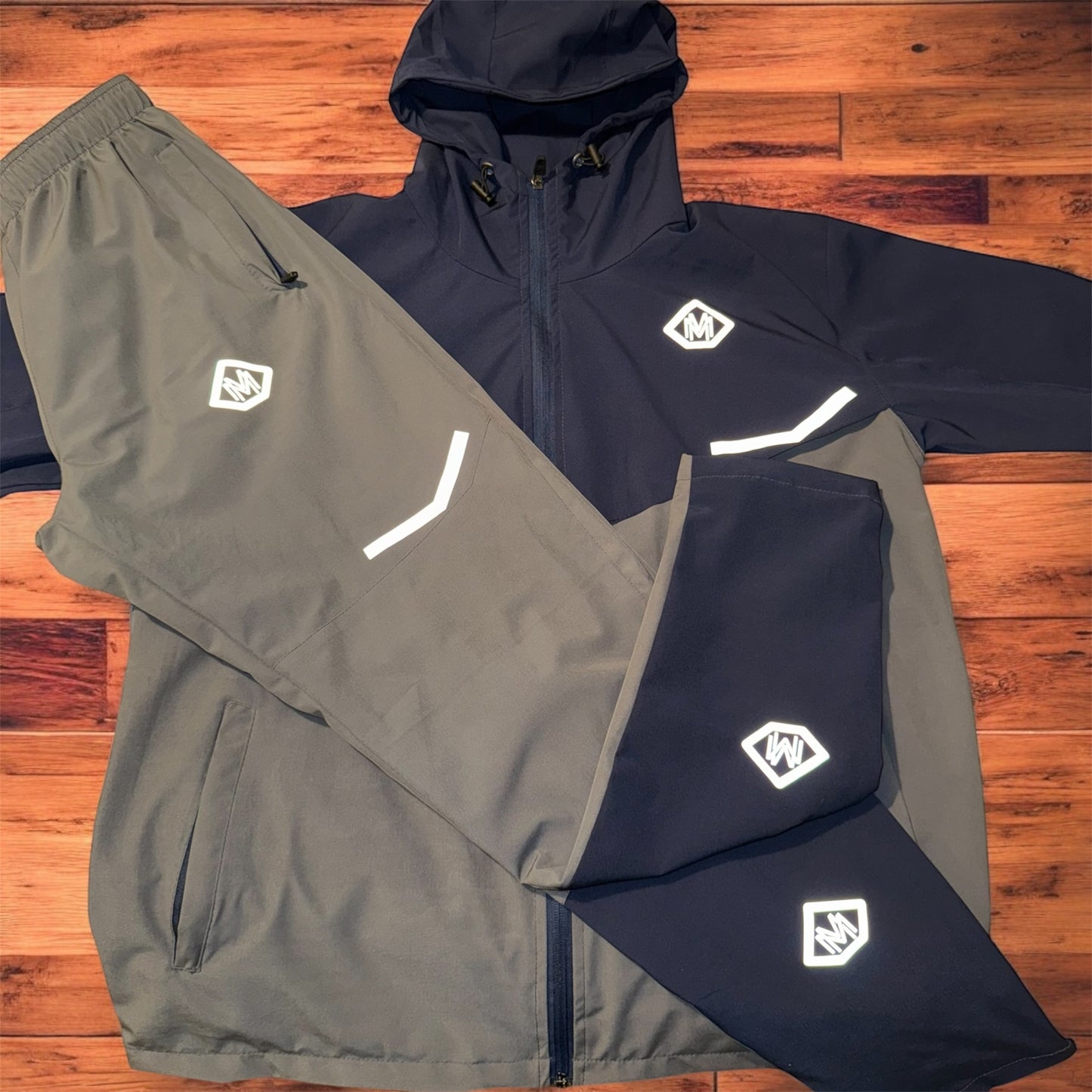 MULTRAK NavyBlue&Gray Logo Tracksuit