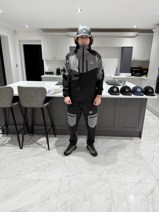 MULTRAK Black&Gray Reflective tracksuit