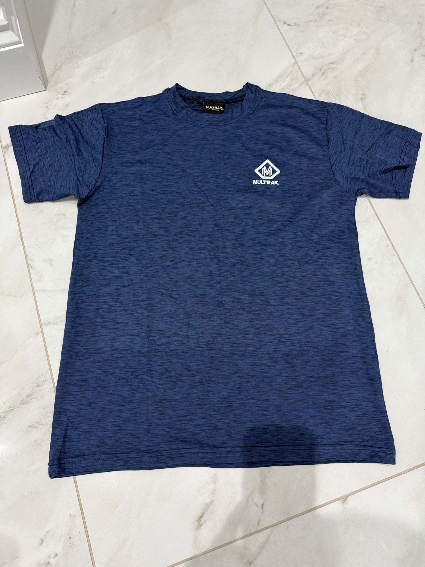 Multrak Navy Blue Stretch T-Shirt
